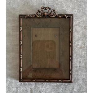 Photo Frame In Chiseled Brass Louis XVI Style 20th