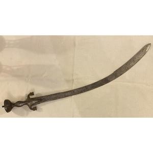 Oriental Ottoman Saber Or Sword Curved Blade XVIIIth Century