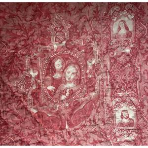 Bedspread, Quilt, Boutis, From Mulhouse In Cotton – 19th Century