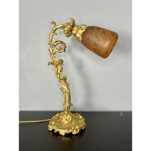 Daum Art Nouveau Lamp
