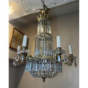 Crystal Chandelier, Late 19th Century
