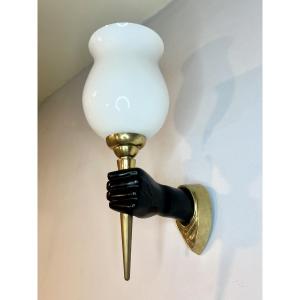 Nubian Hand Wall Sconce By John Devoluy