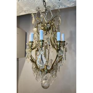 Crystal Cage Chandelier 
