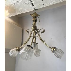 Art Nouveau Chandelier 
