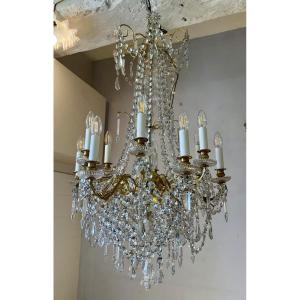 Louis XVI Style Gilt Bronze Chandelier