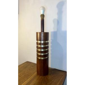 1970s Mahogany Floor Lamp