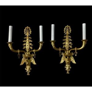 Pair Of Napoleon III Sconces