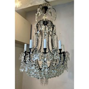 Large Cage Chandelier