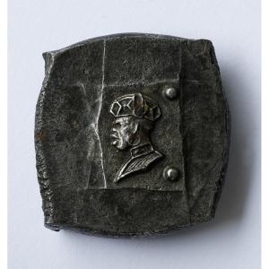 A Steel Printing Matrix: Nubian / Moorish Head