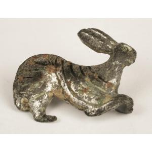Gaul: Gallo-roman Fibula In The Shape Of A Hare/rabbit