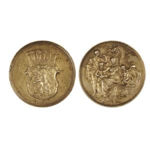 Germany - Silver Medal Minted On The Occasion Of The Horse Market Lottery In Berlin.