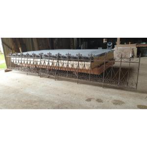 Suite Of 19th Century Wrought Iron Gates