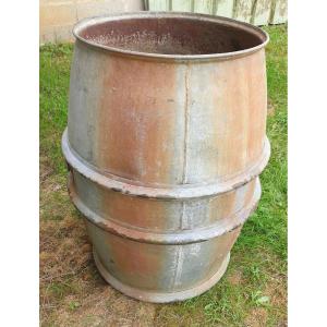 Industrial Metal Barrel / Can Behin Establishments - Early 20th Century