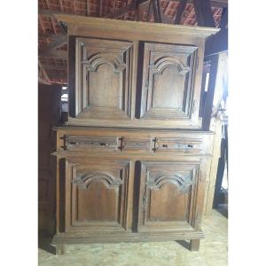 Two-part Walnut Buffet - Louis XIV Style - 18th Century