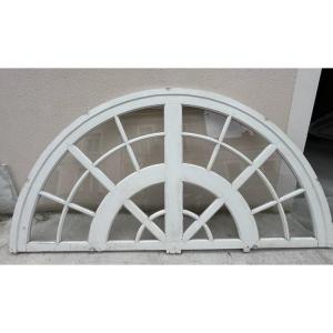 Semicircular Glazed Window From An Orange Grove In A Périgord Manor House