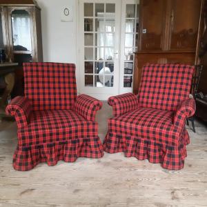 Pair Of Napoléon III Armchairs