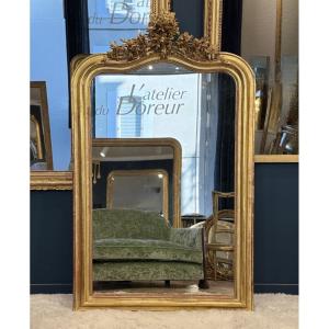 Louis Philippe Mirror With Pediment Ref. 613/ 100x162