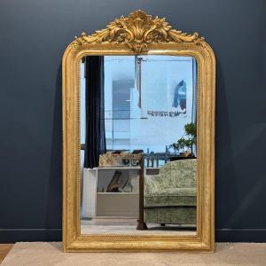 Louis Philippe Mirror With Pediment Ref542/95x142