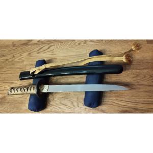 Tanto Uda Kunimune In Koshirae Style With A Very Rare Signature On The Blade With Gold Inscriptions