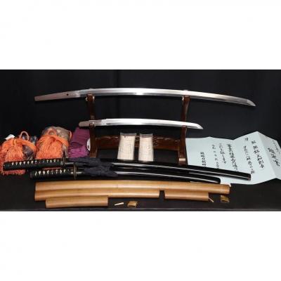 Genuine Daisho Koto From Muromachi Period Having Belonged To A Samurai Family