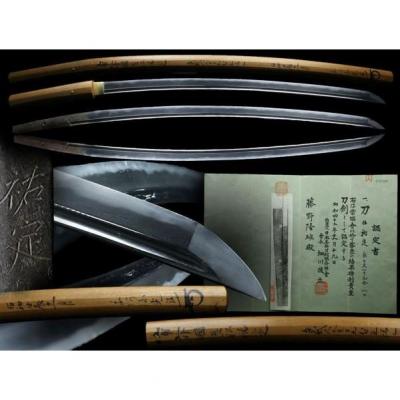 Very Rare Tachi Koto Blade From 15th Century, Nbthk, Shirasaya Authenticating Bizen No Kuni Osafune Sukesada 
