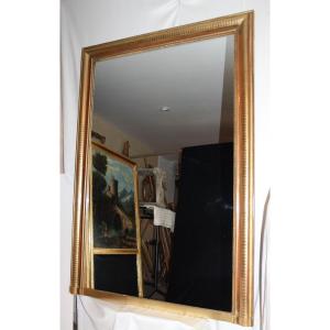 Louis Philippe Mirror With Barrettes.