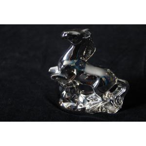 Baccarat Silver Crystal Horse