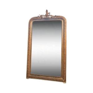 Louis Philippe Mirror With Pediment, 120x69