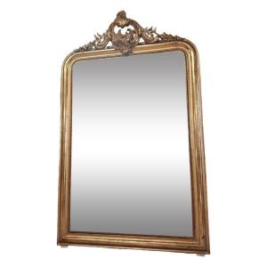 Louis Philippe Mirror With Pediment, 154 X 98