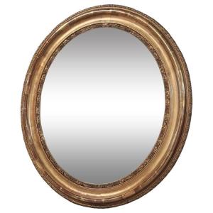 Louis Philippe Period Oval Mirror 82x72