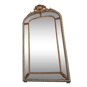 Mirror From The XIXth Century 144 X 83 Glazing Beads