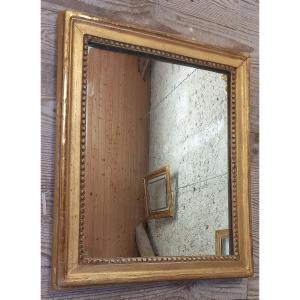 Small Gilded Carved Wooden Mirror 