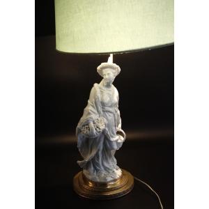 White Porcelain Lamp, An Allegory Of Summer