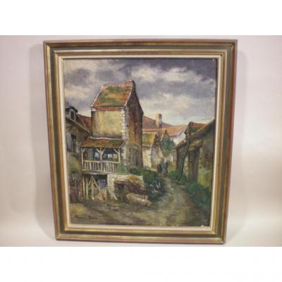 Oil On Canvas By Raymond Besse