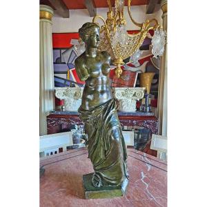 Venus De Milo With Bronze Patina Ht 87 Cm