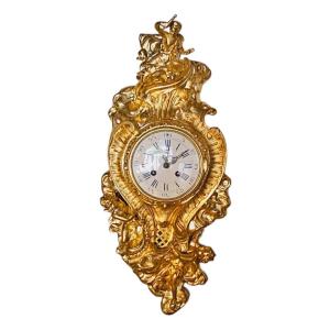 Gilt Bronze Wall Lamp "venus Illuminating The World"