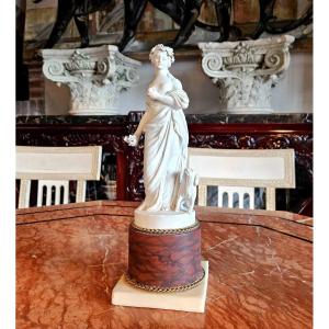 Late 18th Century Biscuit, Allegory Of Fidelity