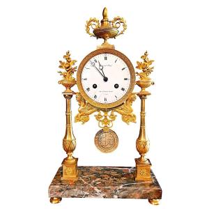 Directoire Period Clock Signed Cronier Ainé Rue St Honoré In Paris