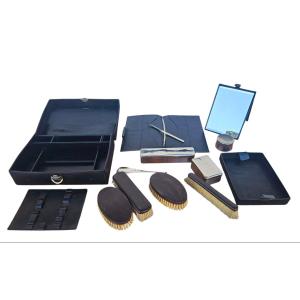 Leather Travel Kit Signed Paul Sormani 19th Century 