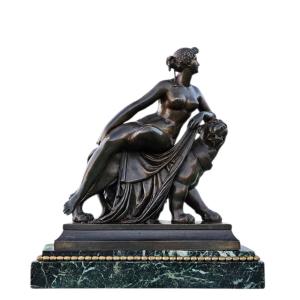 Heinrich Von Dannecker (1758-1841) Bronze Ariadne And The Panther