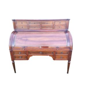 Louis XVI Walnut Cylinder Desk