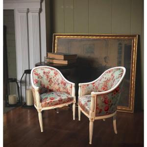 Pair Of Art Deco Armchairs