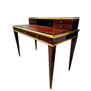 1940 Cashew And Gilt Bronze Desk By Maison Jansen 