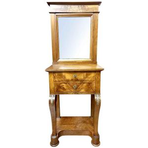 Early 19th Century Men's Dressing Table In Walnut