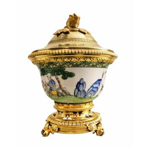 Chinese Porcelain Vase With A Mount Signed Lelievre