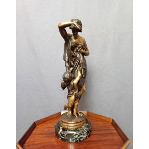 Bronze Sculpture By Joseph-charles De Blezer, 19th Century
