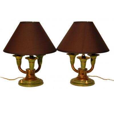 Pair Of Art Deco Lamp