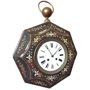 Early 19th Century Sheet Metal Wall Clock