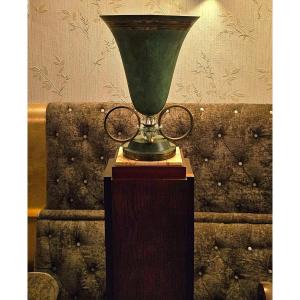Etling Large Art Deco Cone Lamp