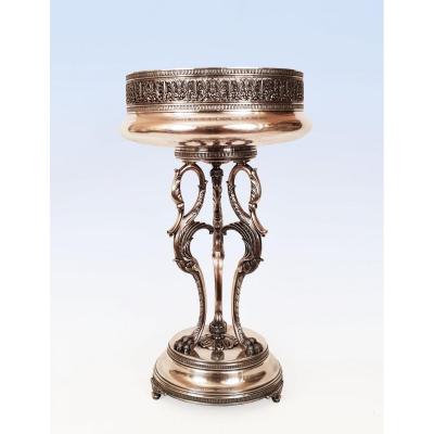 Important Centre De Table Empire Restauration Par l'Orfèvre Bouillet Bourdelle 